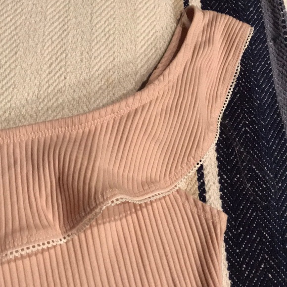 YFB Off the Shoulder ribbed bodysuit Like New - Picture 2 of 5